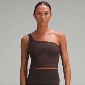 Lululemon Ribbed Nulu Asymmetrical Yoga Tank